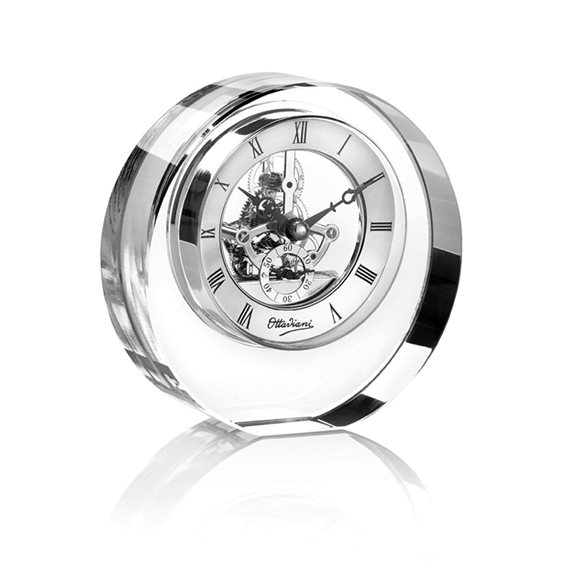Orologio da parete Ottaviani in Cristallo 29700 OROLOGIO TONDO CRISTALLO - 29700 OROLOGIO TONDO CRISTALLO